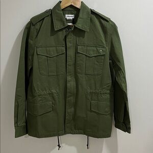 NWT Zadig & Voltaire Women’s Jacket S Military Utility Coat Kayak Amour Cotton